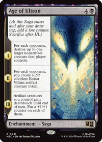 Age of Ultron (Surge Foil) -  Foil (MSC-041) - Commander: Marvel Super Heroes