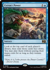 Extract Power -  (MSC-029) - Commander: Marvel Super Heroes