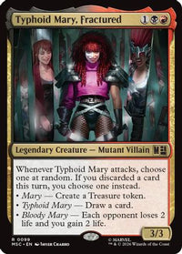 Typhoid Mary, Fractured (Surge Foil) -  Foil (MSC-099) - Commander: Marvel Super Heroes