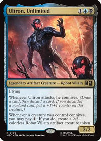 Ultron, Unlimited (Surge Foil) -  Foil (MSC-100) - Commander: Marvel Super Heroes