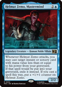 Helmut Zemo, Mastermind -  (MSC-032) - Commander: Marvel Super Heroes