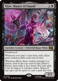 Klaw, Master of Sound (Surge Foil) -  Foil (MSC-046) - Commander: Marvel Super Heroes