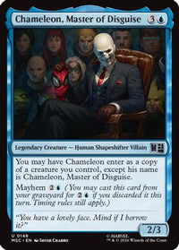 Chameleon, Master of Disguise (Surge Foil) -  Foil (MSC-148) - Commander: Marvel Super Heroes