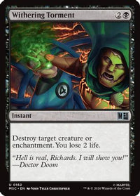 Withering Torment (Surge Foil) -  Foil (MSC-162) - Commander: Marvel Super Heroes