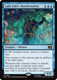 Lady Loki's Manifestation - Titan of Littjara -  (MSC-280) - Commander: Marvel Super Heroes