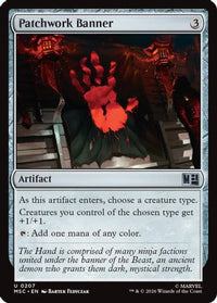 Patchwork Banner -  (MSC-207) - Commander: Marvel Super Heroes