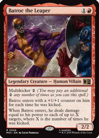 Batroc the Leaper (Surge Foil) -  Foil (MSC-049) - Commander: Marvel Super Heroes