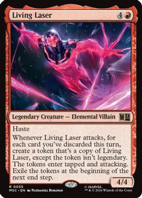 Living Laser (Surge Foil) -  Foil (MSC-055) - Commander: Marvel Super Heroes