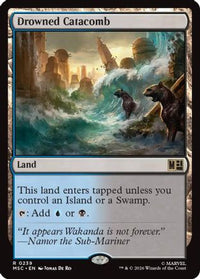 Drowned Catacomb (Surge Foil) -  Foil (MSC-239) - Commander: Marvel Super Heroes