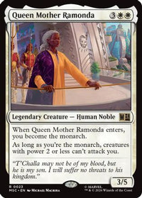 Queen Mother Ramonda -  (MSC-023) - Commander: Marvel Super Heroes