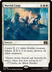 Martial Coup -  (MSC-138) - Commander: Marvel Super Heroes