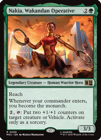 Nakia, Wakandan Operative -  (MSC-069) - Commander: Marvel Super Heroes