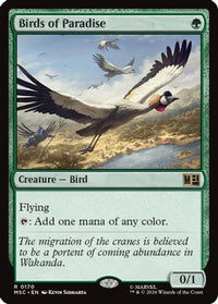 Birds of Paradise -  (MSC-170) - Commander: Marvel Super Heroes