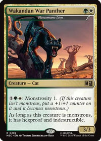 Wakandan War Panther - Fleecemane Lion -  (MSC-282) - Commander: Marvel Super Heroes