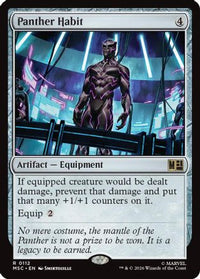 Panther Habit -  (MSC-112) - Commander: Marvel Super Heroes