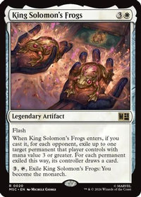 King Solomon's Frogs (Surge Foil) -  Foil (MSC-020) - Commander: Marvel Super Heroes