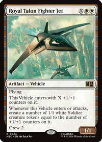 Royal Talon Fighter Jet (Surge Foil) -  Foil (MSC-024) - Commander: Marvel Super Heroes