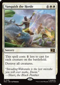 Vanquish the Horde (Surge Foil) -  Foil (MSC-146) - Commander: Marvel Super Heroes