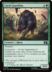 Loyal Guardian (Surge Foil) -  Foil (MSC-176) - Commander: Marvel Super Heroes
