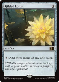 Gilded Lotus (Surge Foil) -  Foil (MSC-199) - Commander: Marvel Super Heroes