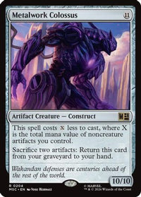 Metalwork Colossus (Surge Foil) -  Foil (MSC-204) - Commander: Marvel Super Heroes