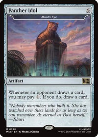 Panther Idol - Mind's Eye (Surge Foil) -  Foil (MSC-288) - Commander: Marvel Super Heroes