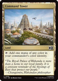 Command Tower (0236) (Surge Foil) -  Foil (MSC-236) - Commander: Marvel Super Heroes