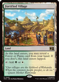 Fortified Village (Surge Foil) -  Foil (MSC-245) - Commander: Marvel Super Heroes