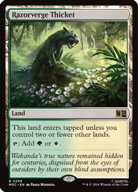 Razorverge Thicket (Surge Foil) -  Foil (MSC-259) - Commander: Marvel Super Heroes