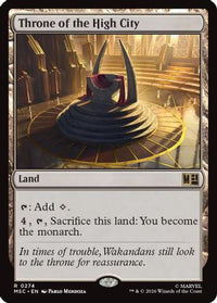 Throne of the High City (Surge Foil) -  Foil (MSC-274) - Commander: Marvel Super Heroes