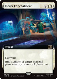 Clever Concealment (Extended Art) -  Foil (MSC-298) - Commander: Marvel Super Heroes