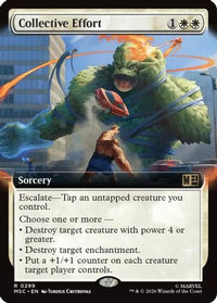 Collective Effort (Extended Art) -  (MSC-299) - Commander: Marvel Super Heroes