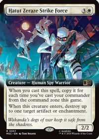 Hatut Zeraze Strike Force (Extended Art) -  Foil (MSC-307) - Commander: Marvel Super Heroes