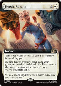 Heroic Return (Extended Art) -  Foil (MSC-309) - Commander: Marvel Super Heroes