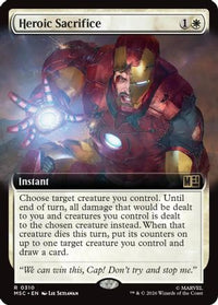 Heroic Sacrifice (Extended Art) -  Foil (MSC-310) - Commander: Marvel Super Heroes