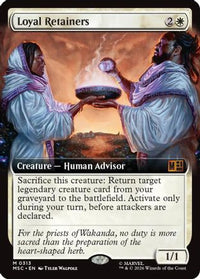 Loyal Retainers (Extended Art) -  Foil (MSC-313) - Commander: Marvel Super Heroes