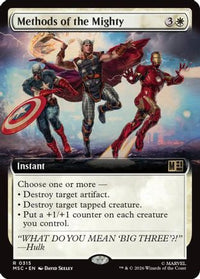 Methods of the Mighty (Extended Art) -  (MSC-315) - Commander: Marvel Super Heroes