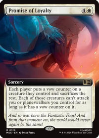 Promise of Loyalty (Extended Art) -  Foil (MSC-319) - Commander: Marvel Super Heroes