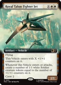 Royal Talon Fighter Jet (Extended Art) -  Foil (MSC-321) - Commander: Marvel Super Heroes