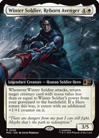Winter Soldier, Reborn Avenger (Extended Art) -  (MSC-326) - Commander: Marvel Super Heroes