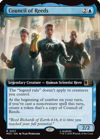 Council of Reeds (Extended Art) -  Foil (MSC-327) - Commander: Marvel Super Heroes