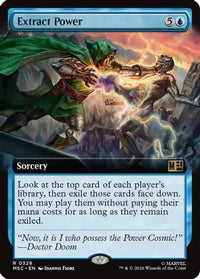 Extract Power (Extended Art) -  Foil (MSC-328) - Commander: Marvel Super Heroes