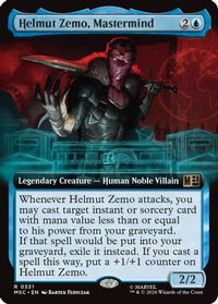 Helmut Zemo, Mastermind (Extended Art) -  Foil (MSC-331) - Commander: Marvel Super Heroes
