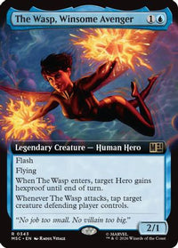 The Wasp, Winsome Avenger (Extended Art) -  (MSC-343) - Commander: Marvel Super Heroes