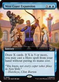 West Coast Expansion (Extended Art) -  (MSC-345) - Commander: Marvel Super Heroes