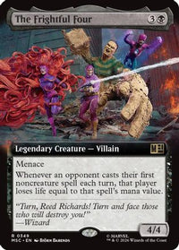 The Frightful Four (Extended Art) -  (MSC-349) - Commander: Marvel Super Heroes