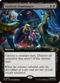 Kindred Dominance (Extended Art) -  Foil (MSC-351) - Commander: Marvel Super Heroes