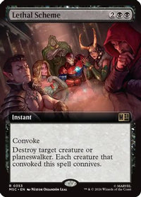 Lethal Scheme (Extended Art) -  Foil (MSC-353) - Commander: Marvel Super Heroes