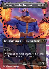 Thanos, Death's Consort (Extended Art) -  (MSC-508) - Commander: Marvel Super Heroes