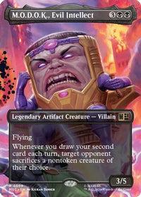 M.O.D.O.K., Evil Intellect (Borderless) -  Foil (MSC-509) - Commander: Marvel Super Heroes